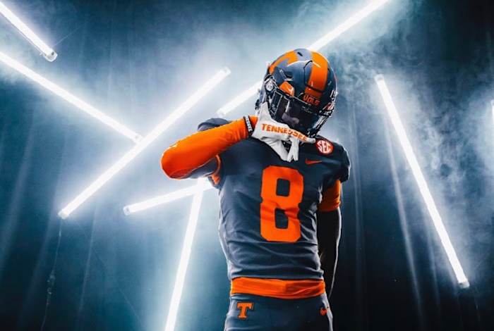 2024 DB Marcus Goree during his official visit to Tennessee in Knoxville, Tennesse, on June 23, 2023. (Photo courtesy of Marcus Goree)